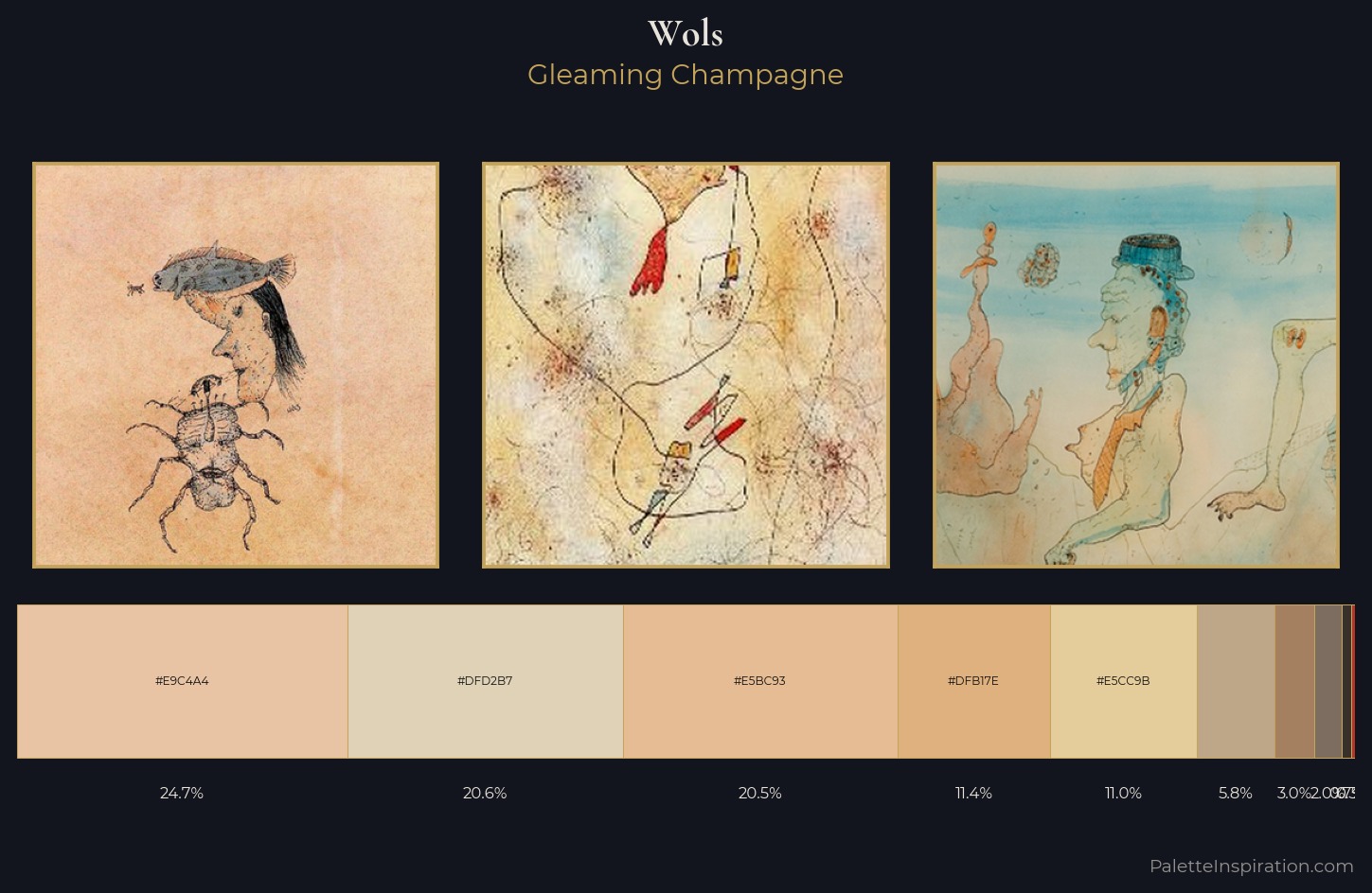 Wols Palette 2 — Gleaming Champagne