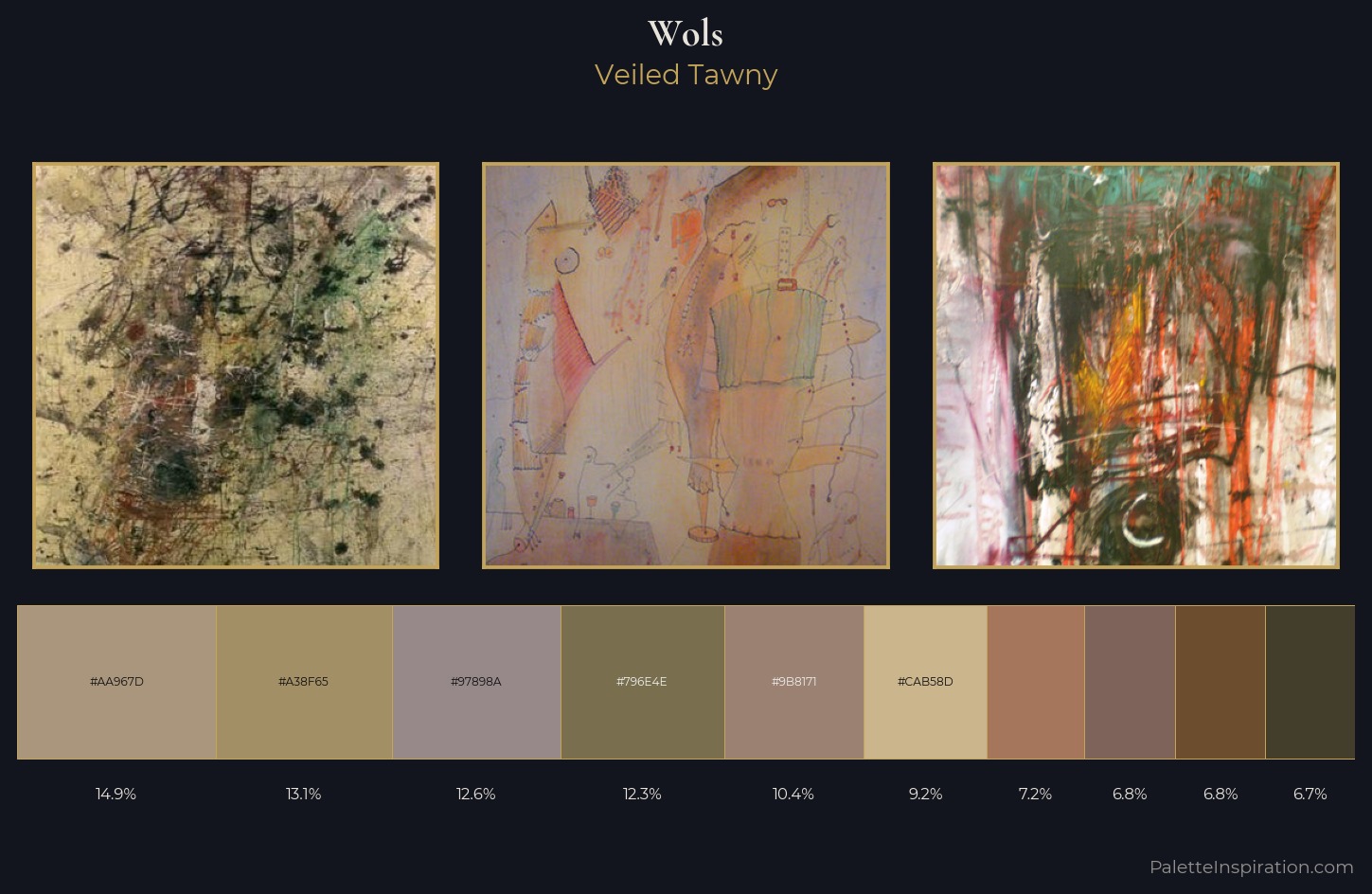 Wols Palette 4 — Veiled Tawny