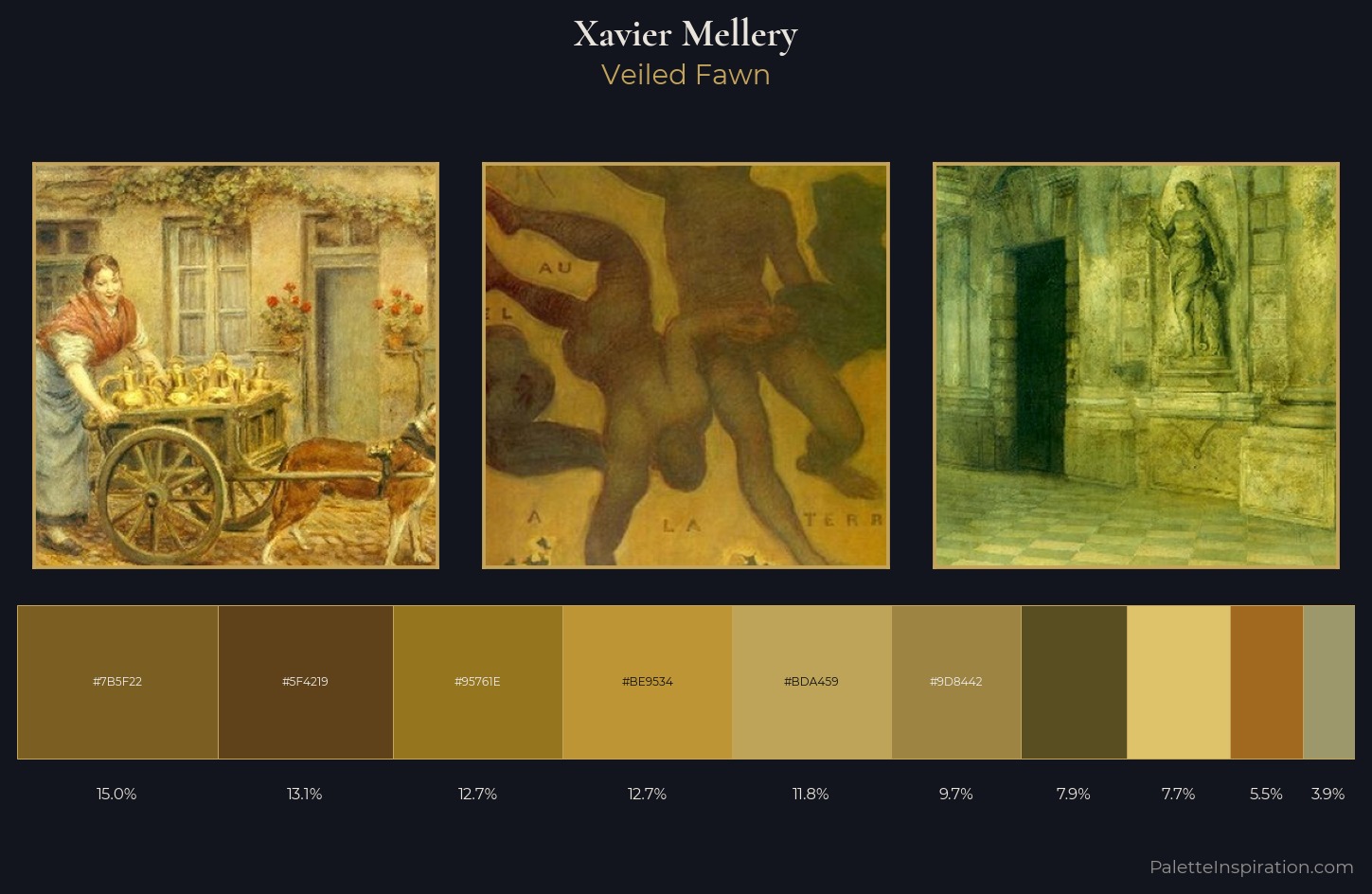 Xavier Mellery Palette 2 — Veiled Fawn