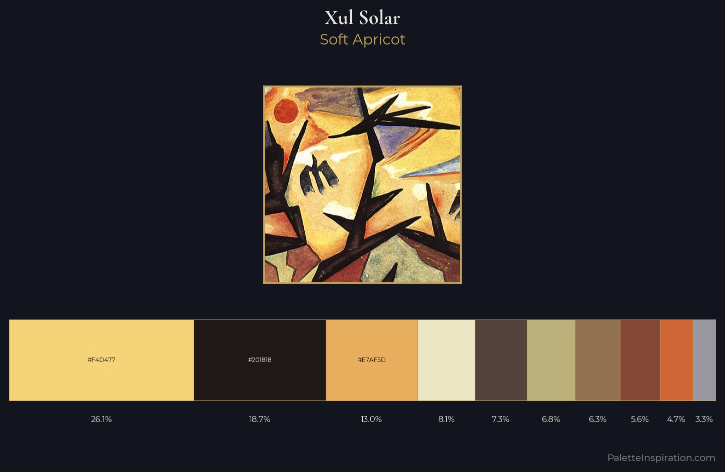 Xul Solar Palette 1 — Soft Apricot