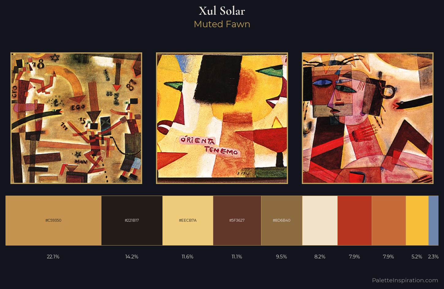 Xul Solar Palette 2 — Muted Fawn