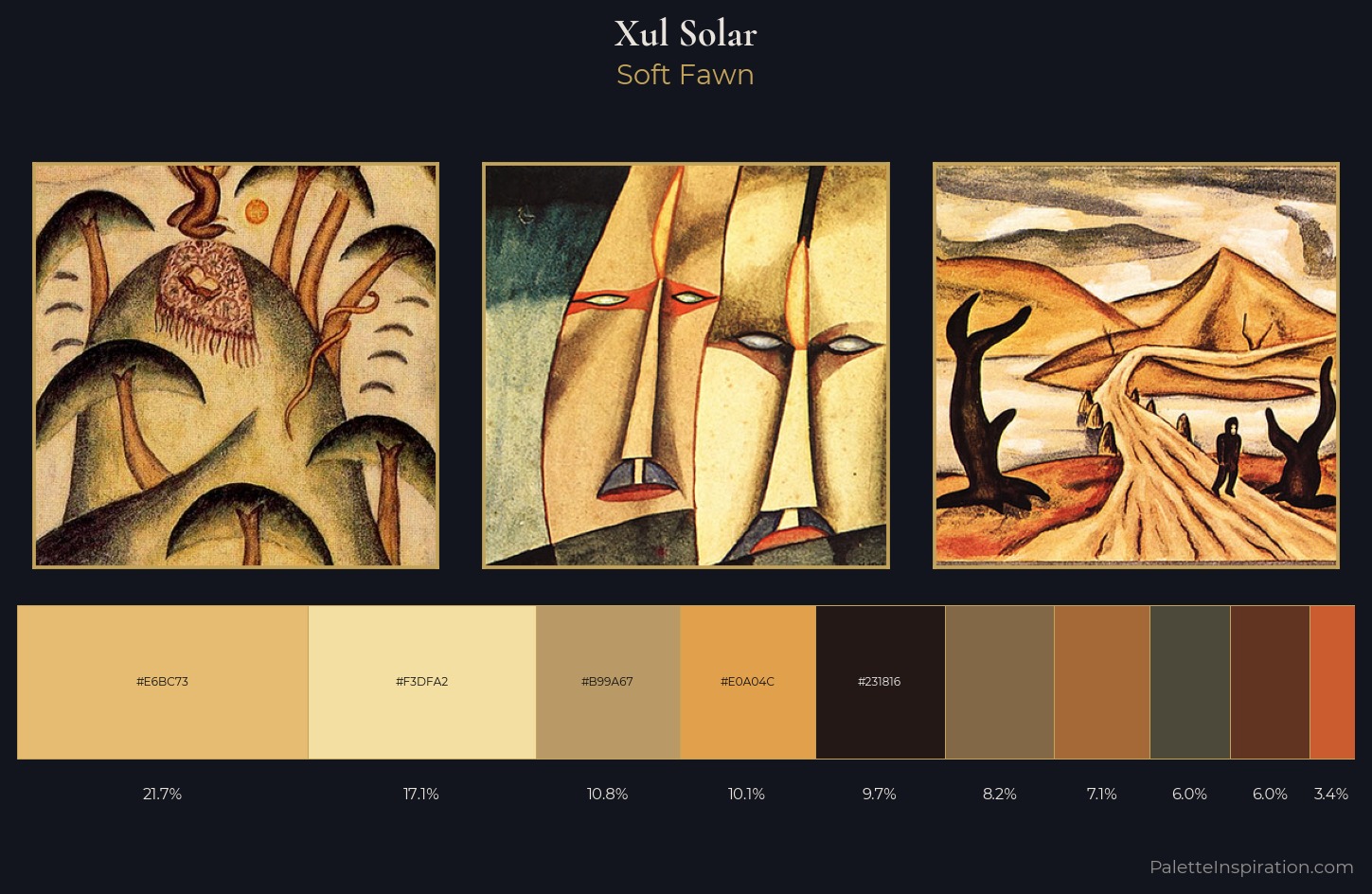 Xul Solar Palette 6 — Soft Fawn