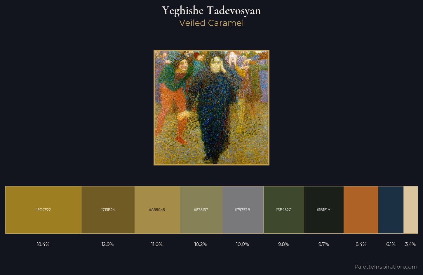 Yeghishe Tadevosyan Palette 2 — Veiled Caramel