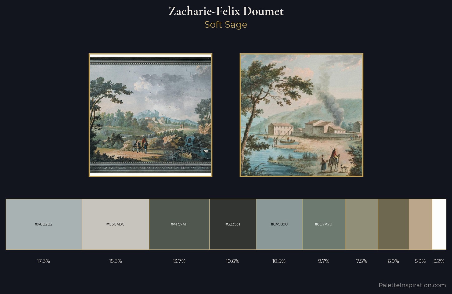 Zacharie-Felix Doumet Palette 4 — Soft Sage