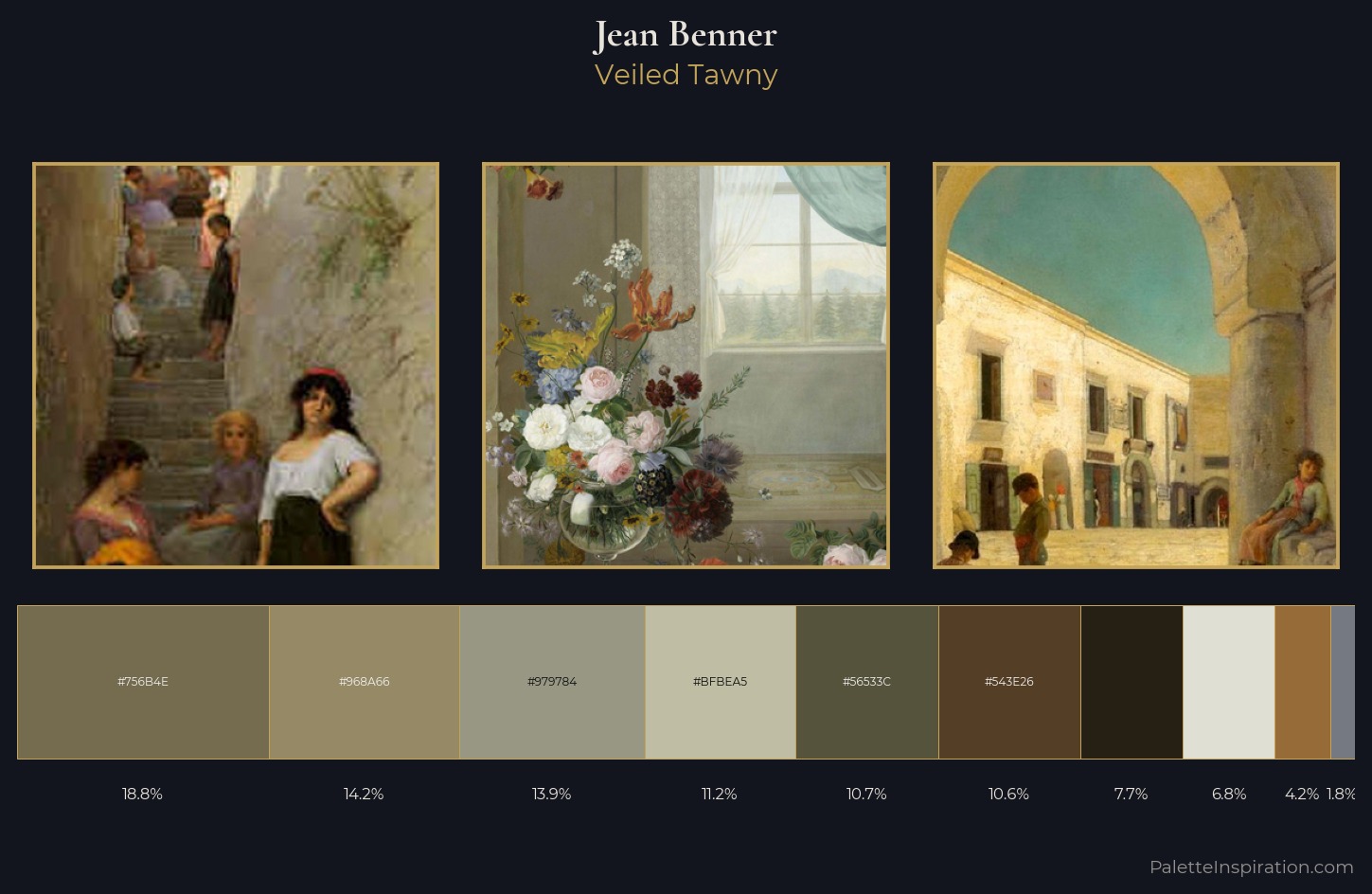 Jean Benner Palette 2 — Veiled Tawny