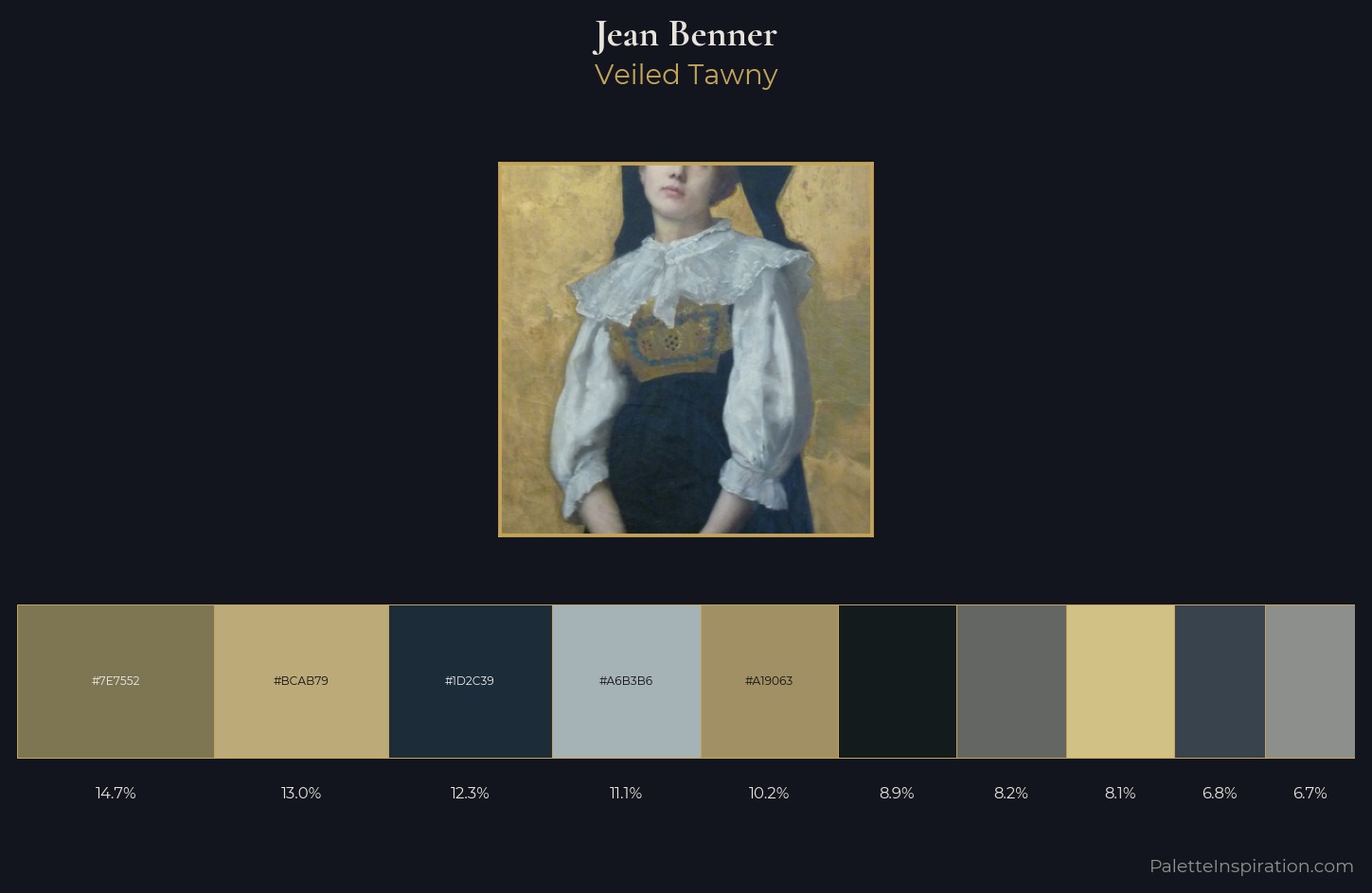 Jean Benner Palette 3 — Veiled Tawny